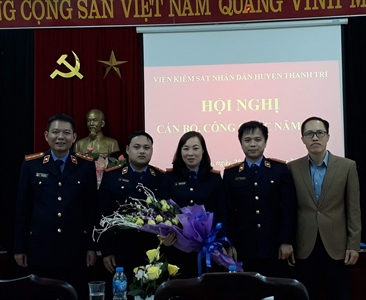 Viện KSND huyện Thanh Trì tổ chức Hội nghị cán bộ công chức năm 2019